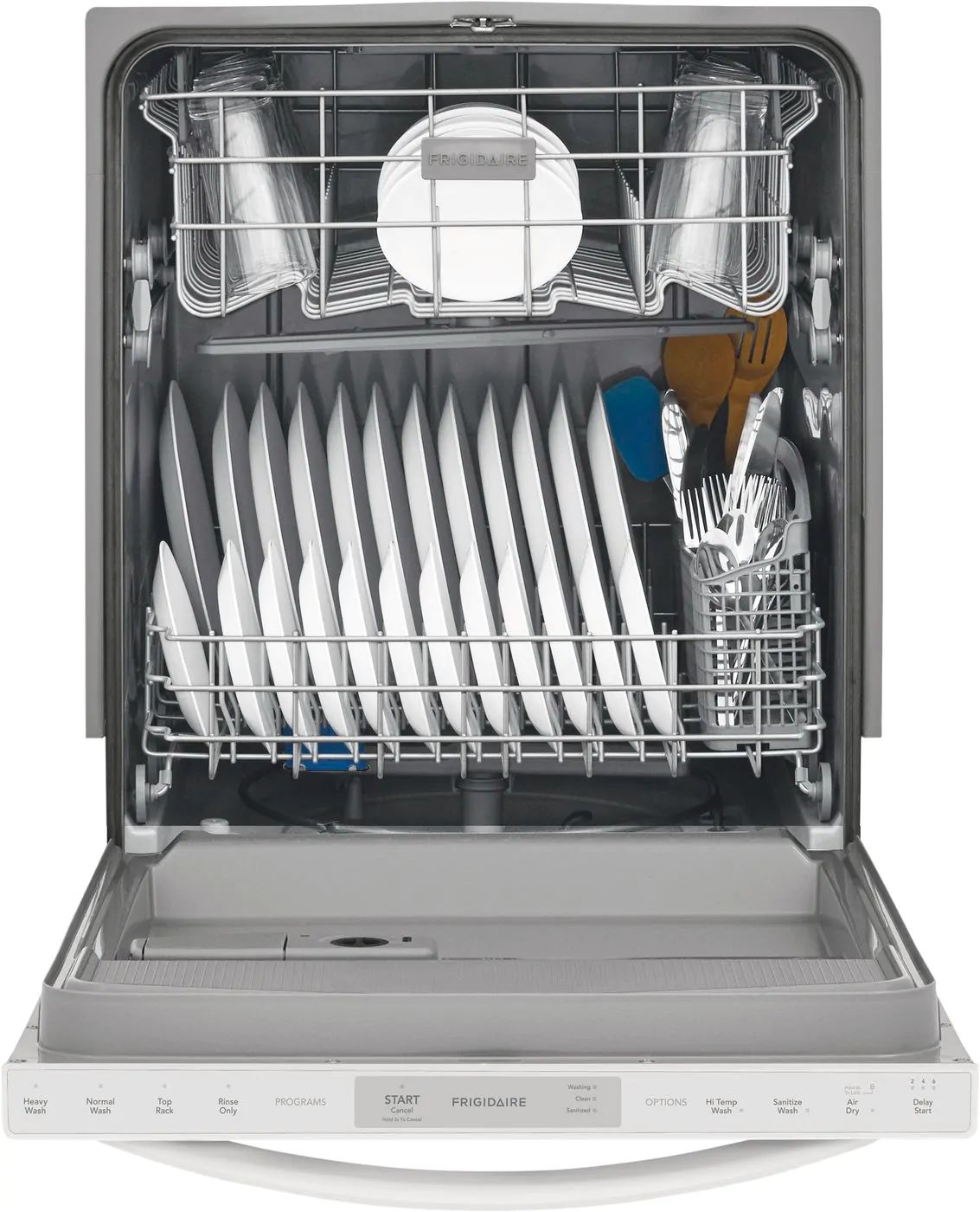 Frigidaire FFID2426TB 24Inch White BuiltIn Dishwasher at Sutherlands