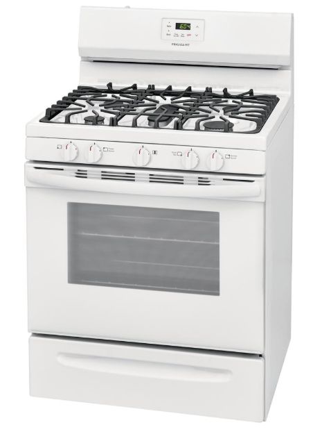 Frigidaire FCRG3052AW 30-Inch White Gas Range at Sutherlands