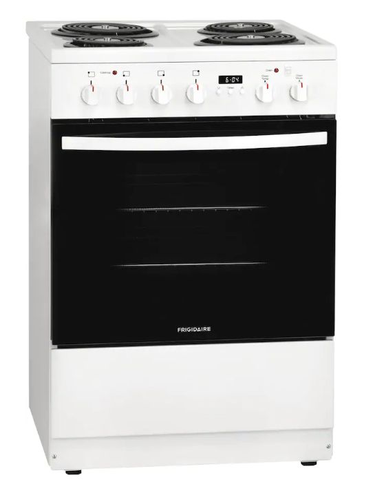 Frigidaire FFEH2422UW 24Inch White Freestanding Electric Range at Sutherlands