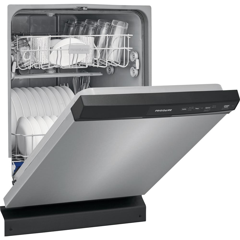 Frigidaire FFCD2418US 24-Inch Stainless Steel Front Control Built-In Frigidaire Ffcd2418us 24 Built In Dishwasher Stainless Steel