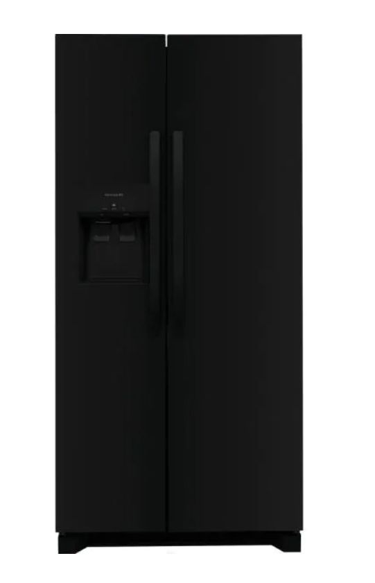 Frigidaire FRSS2323AB 22.1 Cu. Ft. Black Standard Depth SideBySide Refrigerator at Sutherlands