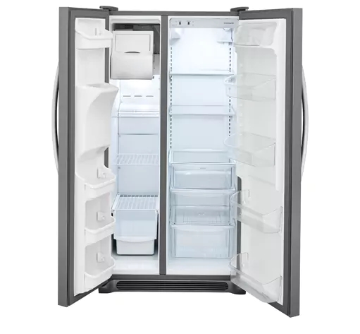 Frigidaire FFSS2615TS 25-1/2-Cu. Ft. Stainless Steel Side-By-Side ...