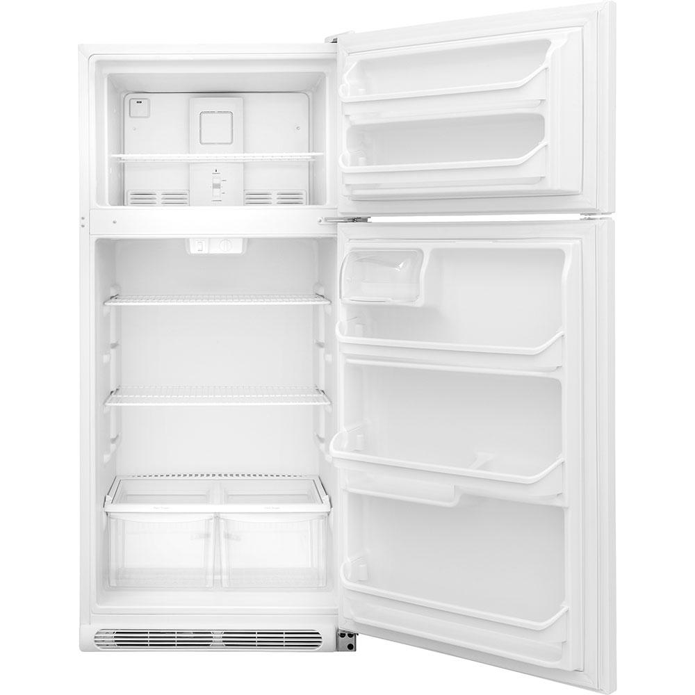 Frigidaire Fftr1514tw 15 Cubic Feet White Top Freezer Refrigerator At