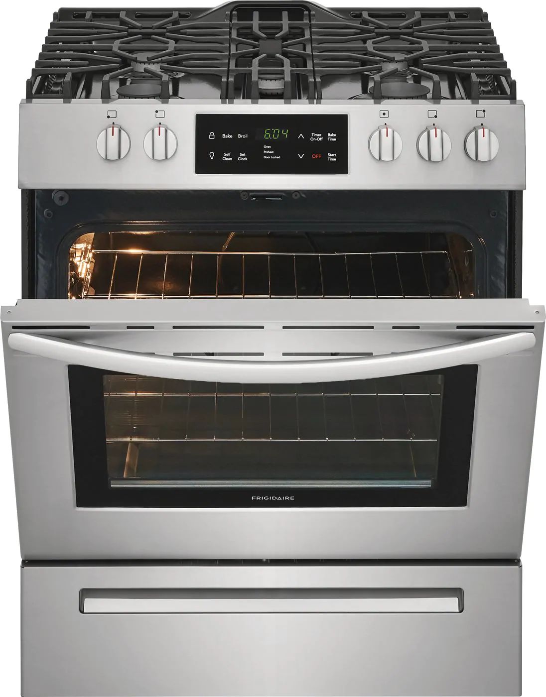 Frigidaire FFGH3054US 30Inch Stainless Steel Front Control