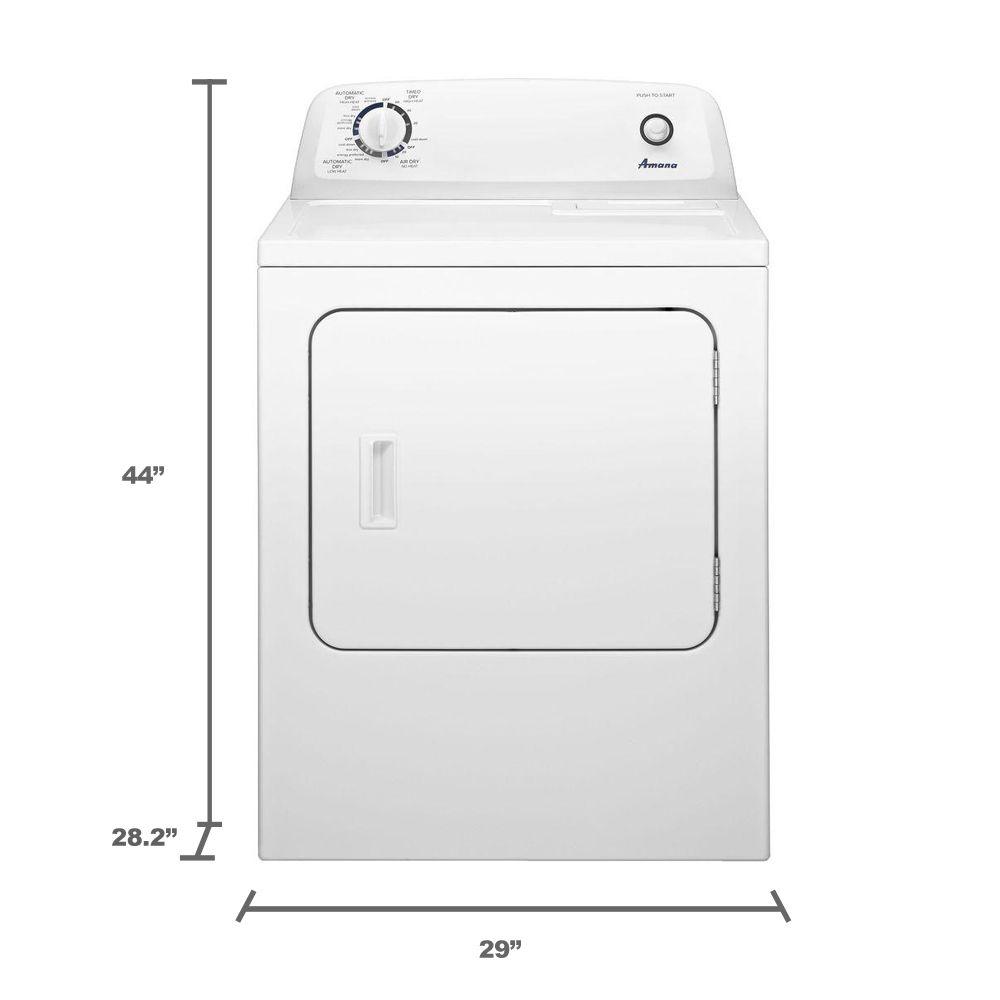 6.5 cu. ft. Gas Dryer with Wrinkle Prevent Option White NGD4655EW