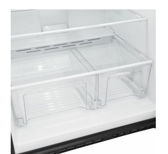 Whirlpool WRT311FZDB 20.5 Cu. Ft. Black Top Freezer Refrigerator at