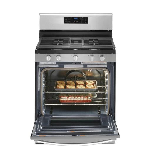 Whirlpool WFG535S0JS 5Cu. Ft. Stainless Steel Gas Convection Oven With