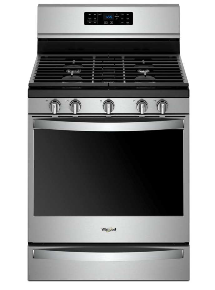 Whirlpool WFG775H0HZ 5.8-Cubic Foot Freestanding Gas Range With Frozen ...