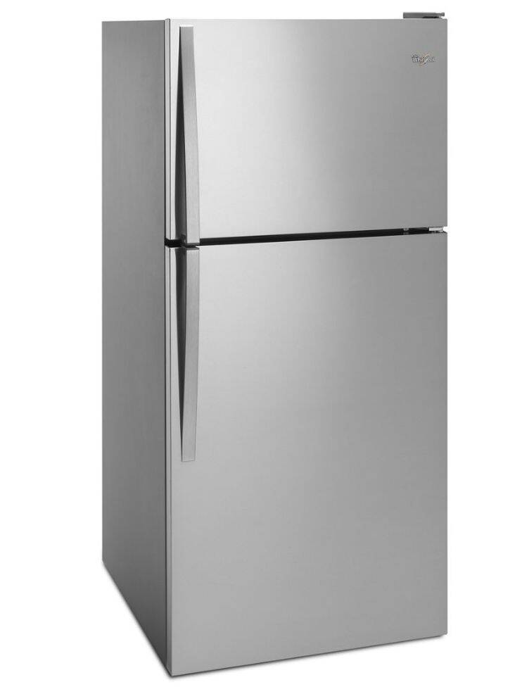 Whirlpool WRT318FZDM 18Cu. Ft. Stainless Steel Top Freezer
