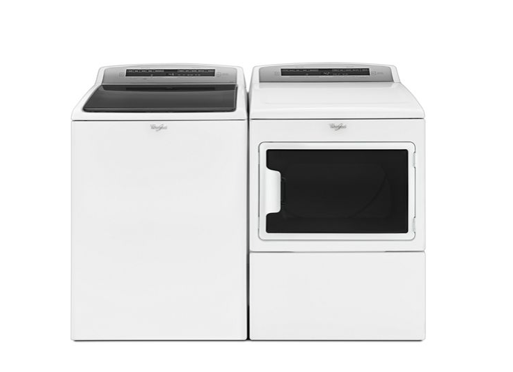 Whirlpool WTW7500GW 4.8 Cu. Ft. White Top Loader Washer With BuiltIn