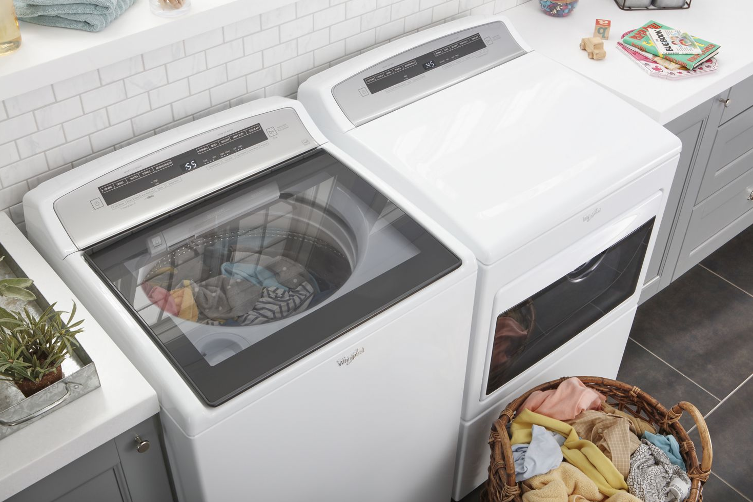 Whirlpool WED7500GW 7.4 Cu. Ft. White Top Load Electric Dryer With ...