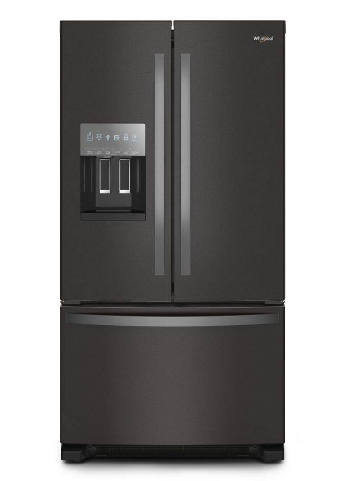 Riwar（りわー） Whirlpool® WRFF3436RV 36-Inch Print Resist Black Stainless French
