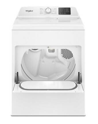 Whirlpool® WED4307SW 7.0-Cubic-Foot Electric Dryer with