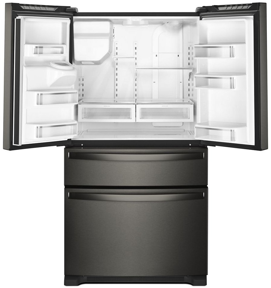 Whirlpool WRX735SDHV 36-Inch Black Stainless Steel Wide French Door 36 Inch Stainless Steel Refrigerator