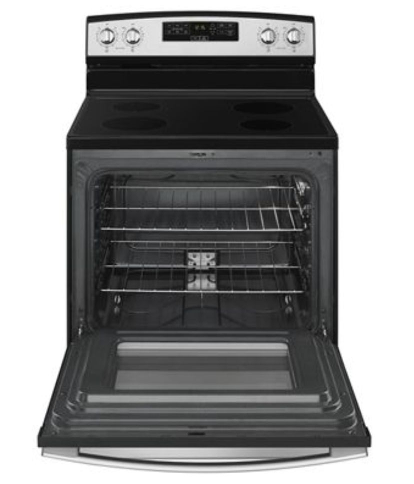 Amana AER6303MFS 30-Inch Stainless Steel Electric Range With Extra ...