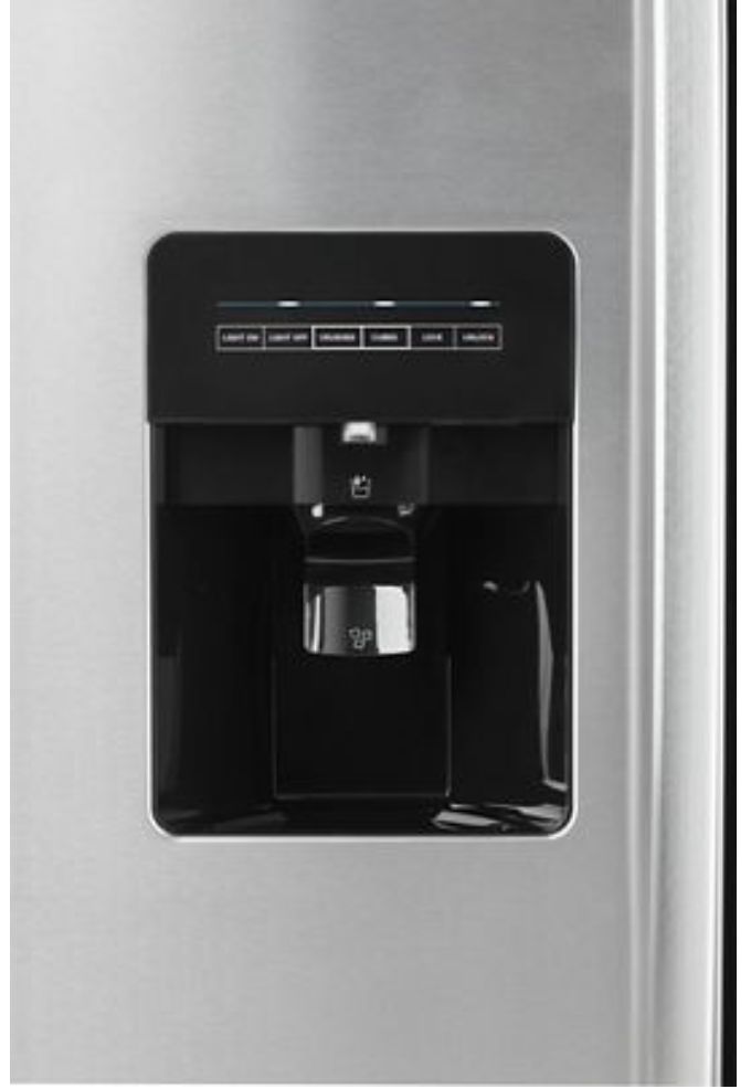 AMANA ASI2575GRS 25 Cu. Ft. Stainless Steel SideBySide With External Ice & Water Dispenser