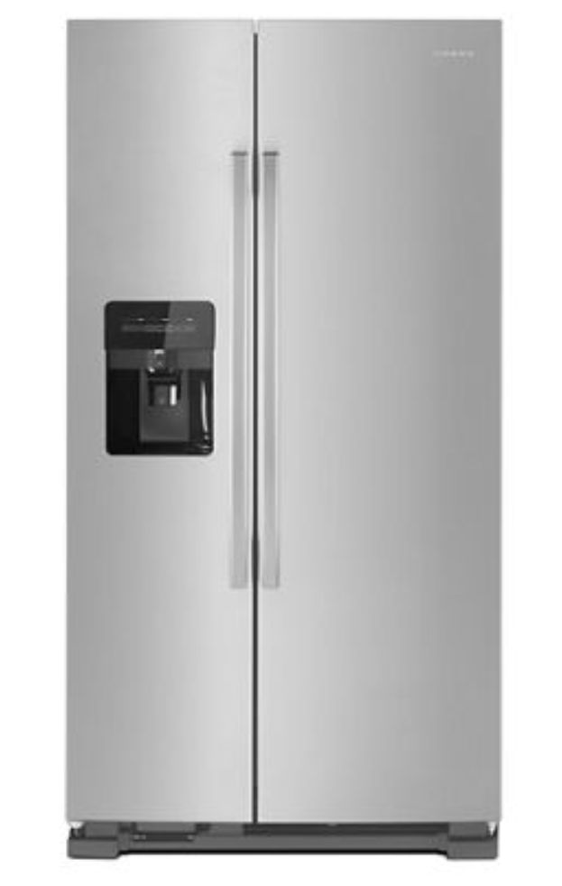 AMANA ASI2575GRS 25 Cu. Ft. Stainless Steel SideBySide With External Ice & Water Dispenser