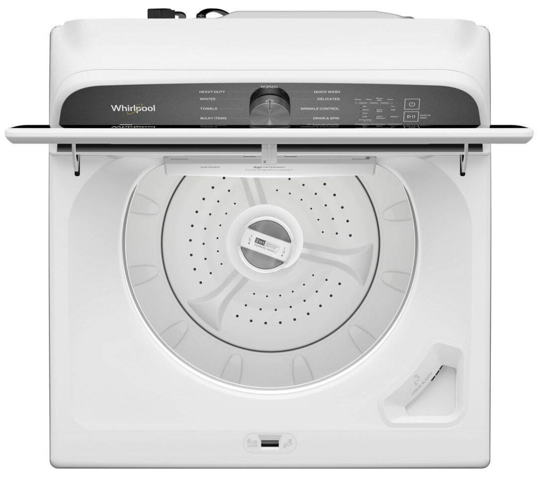 Whirlpool WTW6157PW 5.2-5.3 Cubic Foot, White, Top Load Washing Machine ...