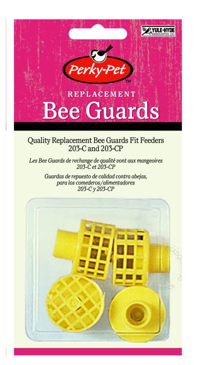 4 PIECE Perky-Pet 205Y Replacement Yellow Bee Guards for Feeders 203C and 203CP 