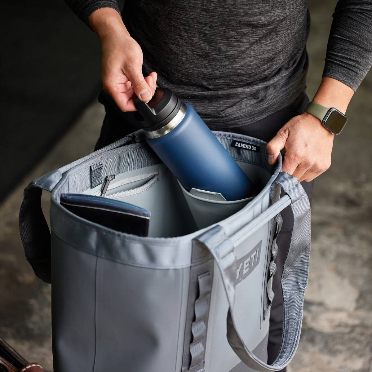 yeti camino carryall 35 tote bag storm gray Camino® in not too big 35-Inch Yeti Camino Carryall Tote