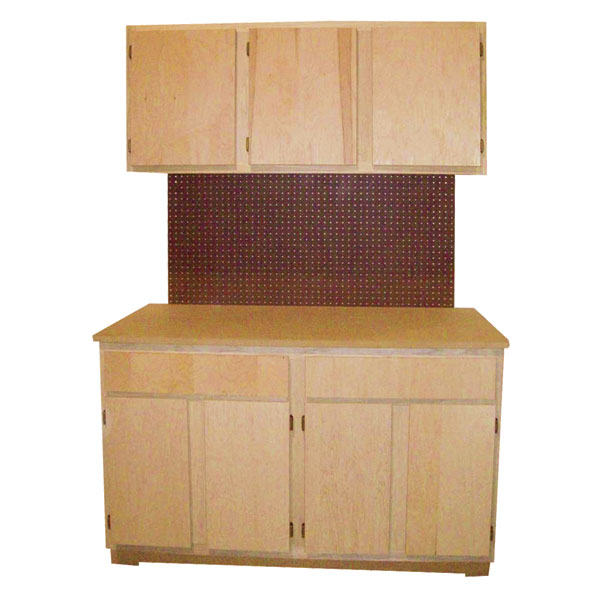 Zee Garage54 54 Inch Unfinished Birch, Unfinished Birch Cabinets