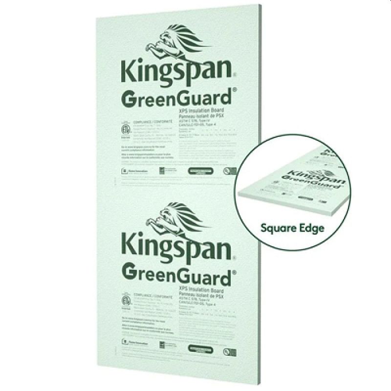 Kingspan 33565 GreenGuard 1/2-Inch x 4 x 8-Foot Square Edge Extruded ...