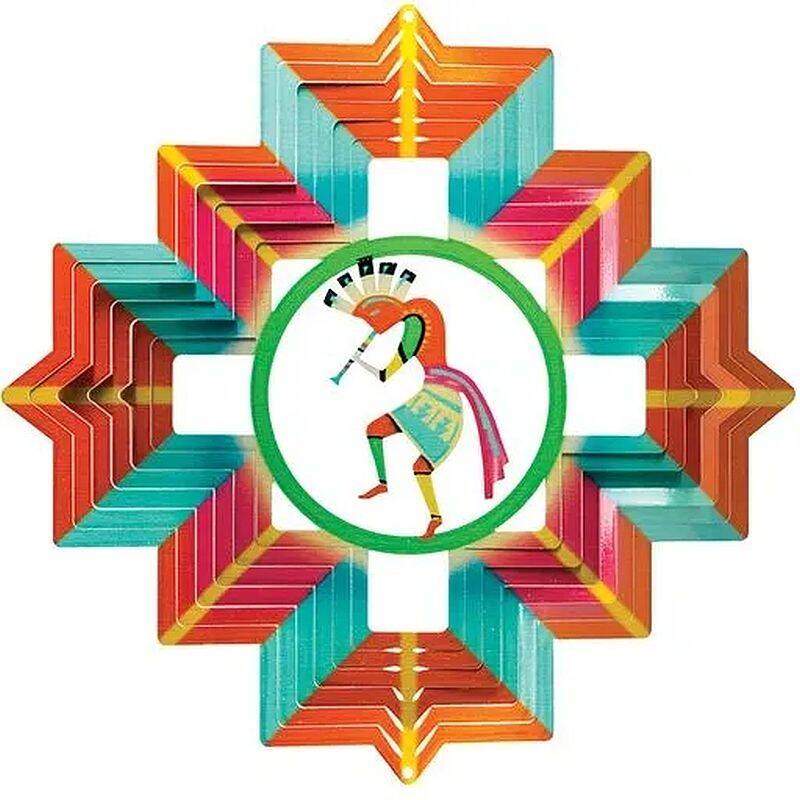 Spinfinity 193 12Inch Kokopelli Garden Wind Spinner at Sutherlands