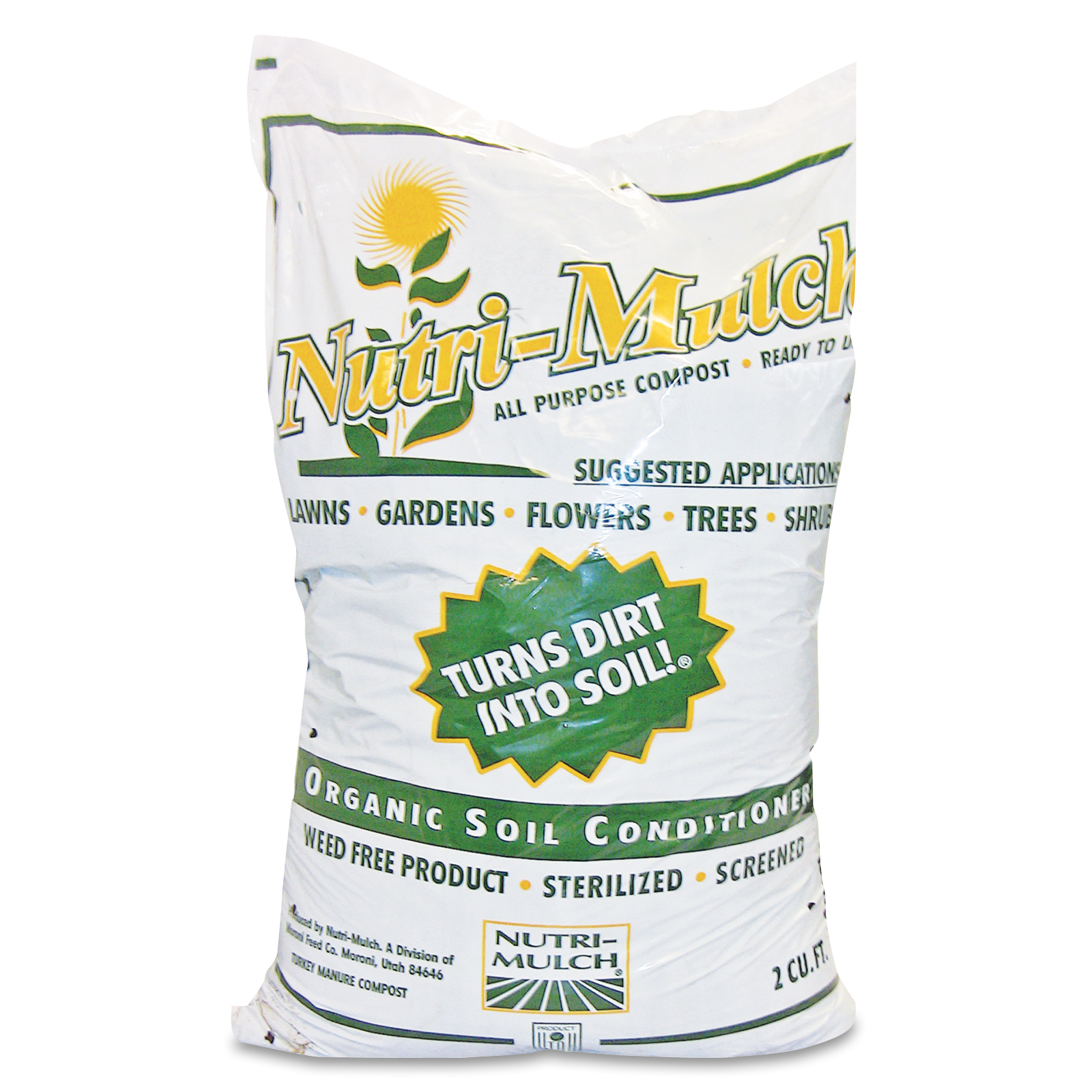 Sutherlands 82902 2CU FT NutriMulch Organic Soil Conditioner, 2 Cu. Ft