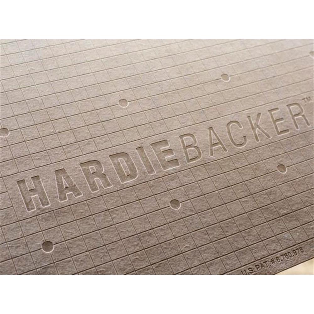 4 Inch Hardiebacker 500 Cement Board, Tile Backing Board