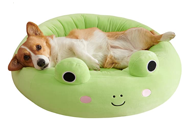 SQUISHMALLOWS 917104 24-Inch Green Wendy The Frog Pet Bed at
