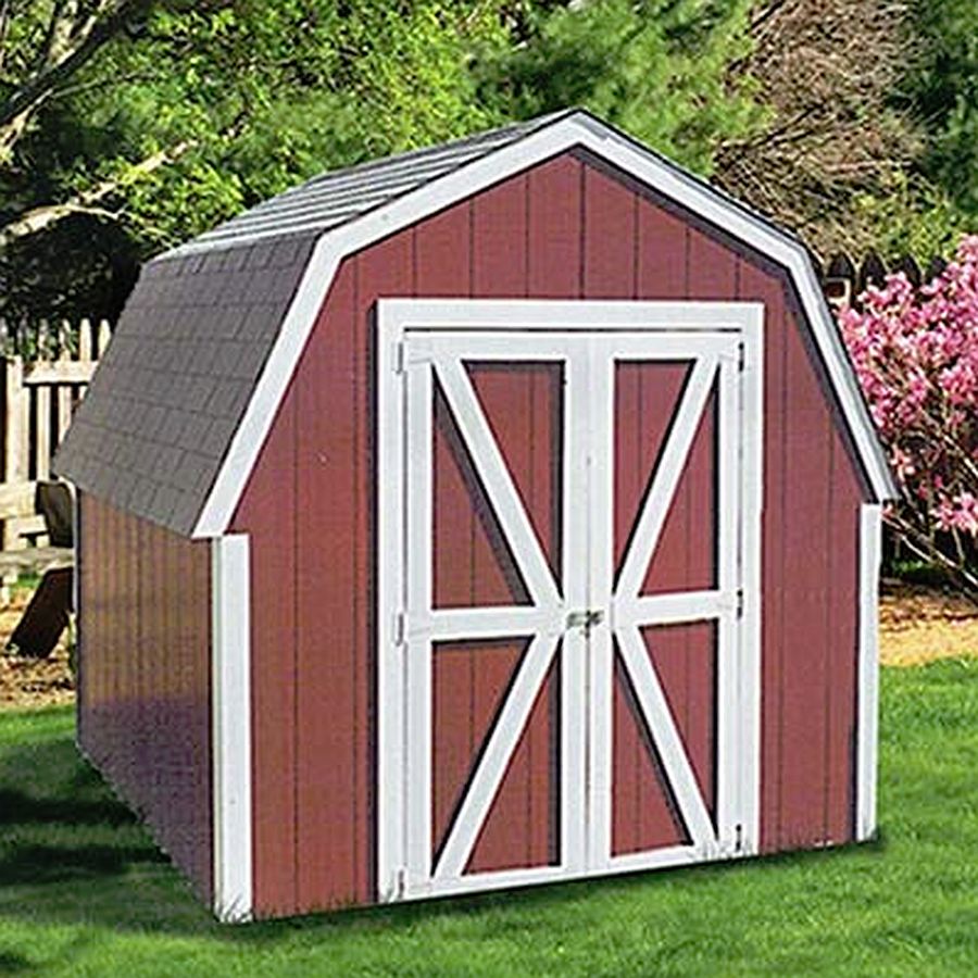 LAWN SHED KITS 8X 12 8 x 12-Foot Yardstar Deluxe Mini Barn 